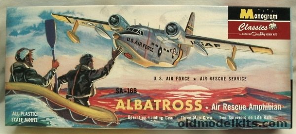 Monogram 1/72 Grumman SA-16B Albatross - Classics Issue - (HU-16), 85-0020 plastic model kit